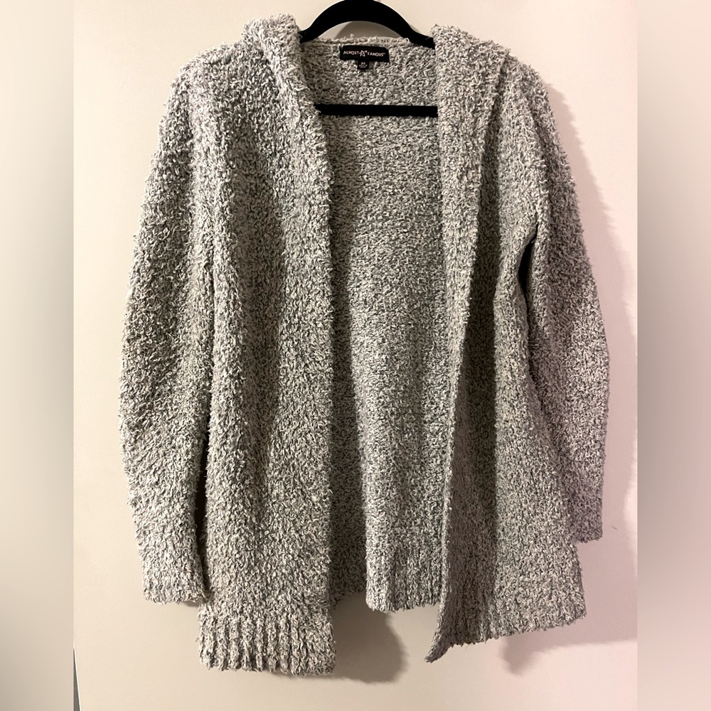 Almost Famous Teddy Yarn Cardigan